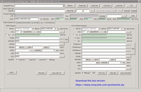 Gialer SIM Card Program kit, SIM Card Tools & Accessories 1 Card Reade