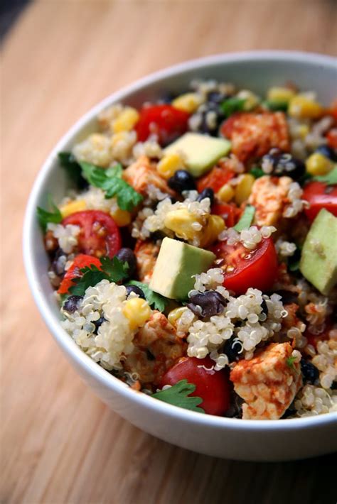 Mexican Tempeh Quinoa Bowl | Quinoa Bowl Recipes | POPSUGAR Fitness Photo 3