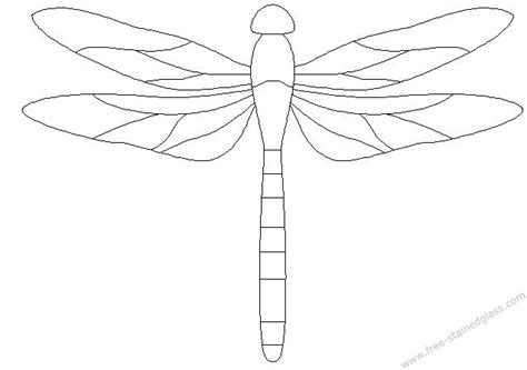 Dragonfly Template Printable