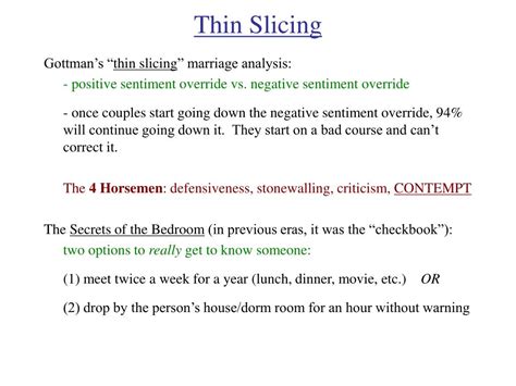 PPT - Thin Slicing and the Difference Difference Makes PowerPoint ...