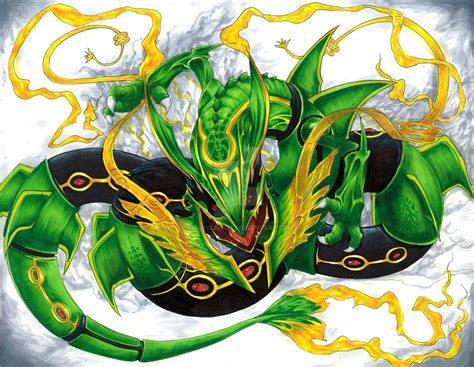 + Mega Rayquaza + by HunnyLemon on DeviantArt | Pokemon rayquaza, Mega ...