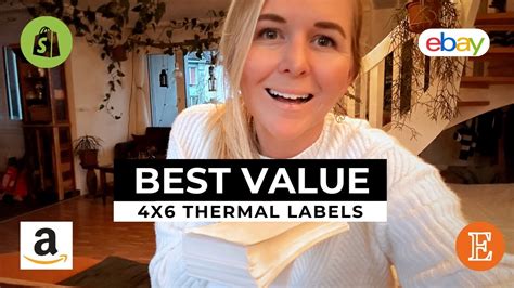 Best VALUE Thermal Labels | OausTect 4x6 Thermal Shipping Labels Review - YouTube