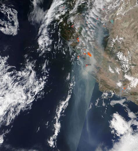 Wildfires Increase in California and NASA’s Terra Satellite Captures ...