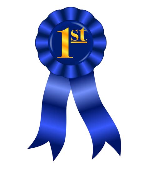 Blue Ribbon First Place PNG Free Download - PNG All | PNG All
