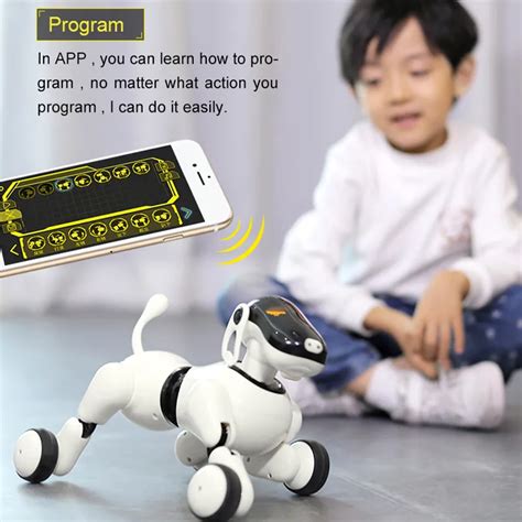 AI Robot Dog Voice &App Controlled Robot AI Dog Interactive Toys Dances ...