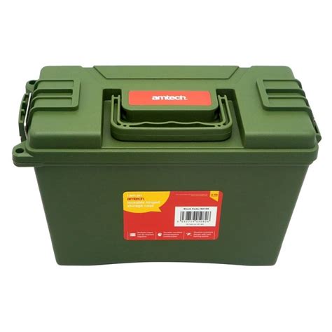 Amtech Lockable Toolbox Hinged Storage Container Tool Box N0155 ...