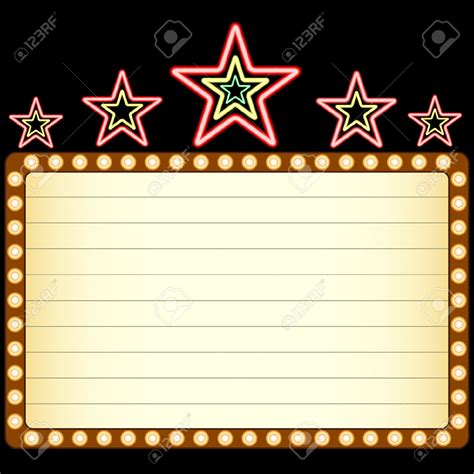 Movie Marquee Clipart | Free download on ClipArtMag