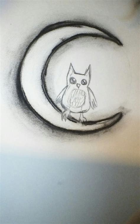 Owl/Moon Tattoo Idea (please read description) by empac121 on DeviantArt