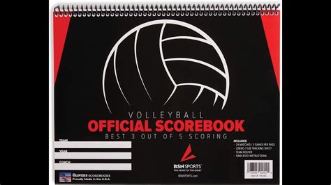 Volleyball ScoreBook Tutorial - YouTube