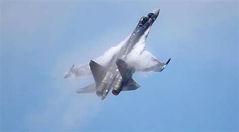 This Evil SUKHOI SU 35 Is A Real Super Maneuverable Fighter. Watch Incredible Vertical Takeoff ...