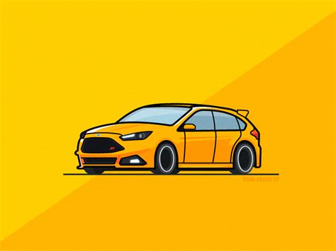 Ford Focus St by PandaPlump on Dribbble