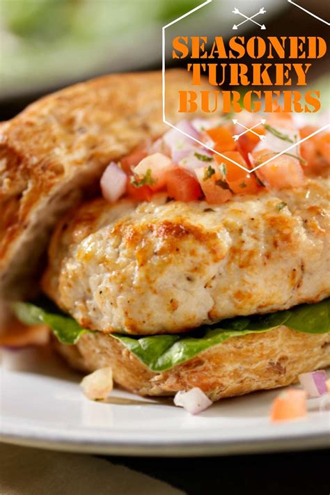 Seasoned Turkey Burgers Recipe | Vitacost Blog | Turkey burgers, Turkey ...