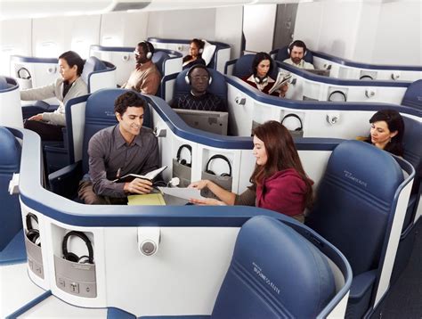 rock n roll: Full flat-bed seats on Delta’s Boeing 747-400