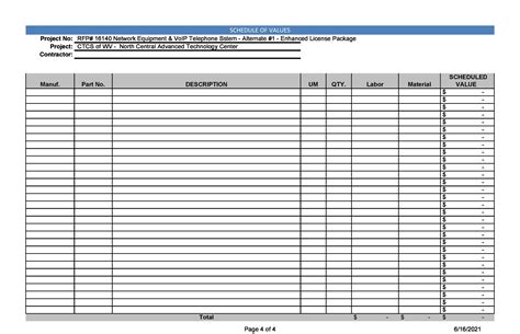 Free Excel Construction Templates