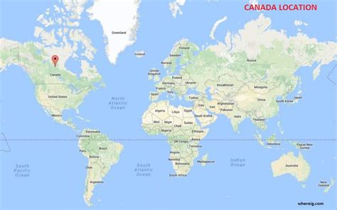 Canada Map Canada Map Canada In World Map Germany Map | Images and Photos finder