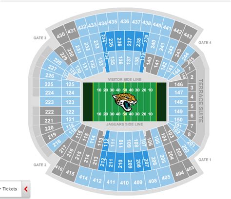 Jags Stadium Seating Chart