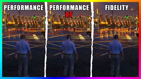 Which Graphics Mode Is BEST In GTA 5? Fidelity VS Performance VS Performance RT! (PS5/Xbox ...