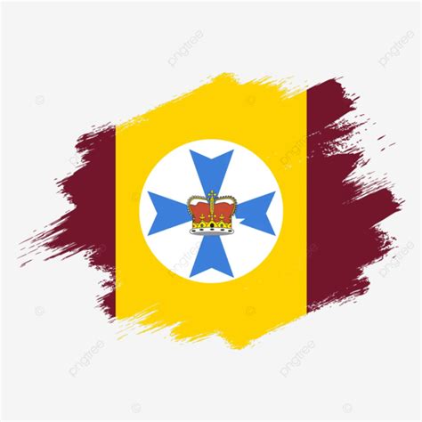 Australian State Queensland Vector Flag Design Template, Australia ...