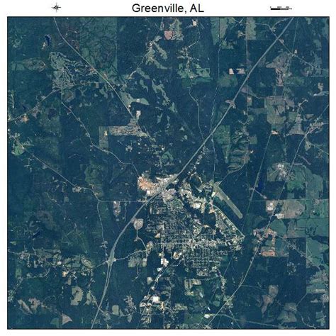 Aerial Photography Map of Greenville, AL Alabama