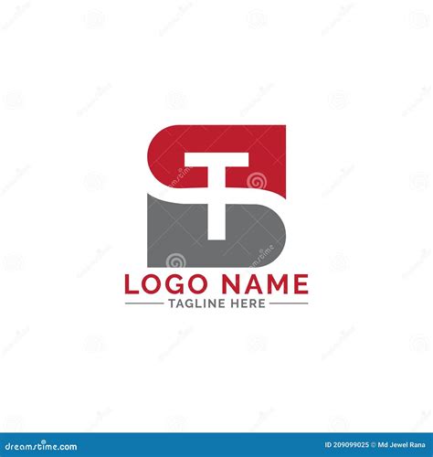 Initial ST Letter Logo Design Vector Template. Monogram and Creative Alphabet Letters Icon ...