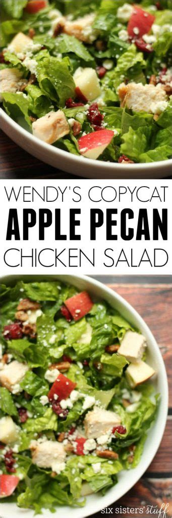 Wendy's Copycat Apple Pecan Chicken Salad | Six Sisters' Stuff
