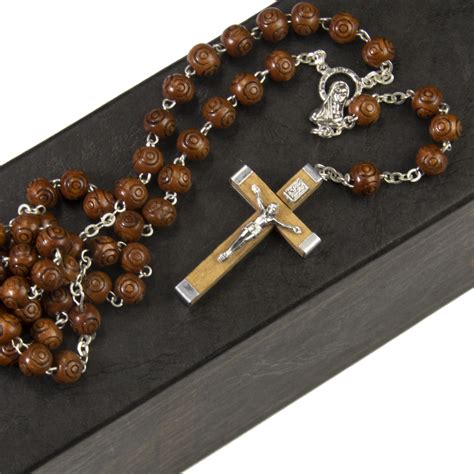 Rosary Beads Wooden 8mm Brown