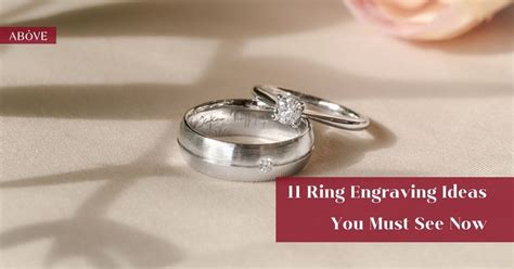 11 Romantic Ring Engraving Ideas and Tips • Above Diamond