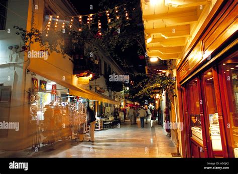 Old Town At Night Stock Photo - Alamy