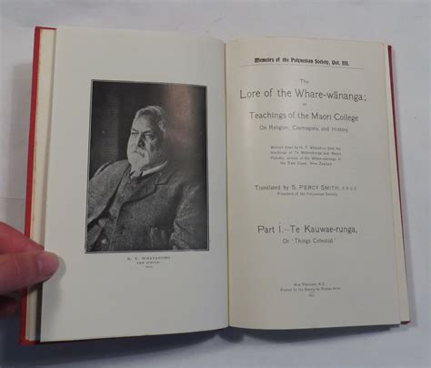 The Lore of the Whare-wananga; or Teachings of the Maori College on Religion, Cosmogony, and ...