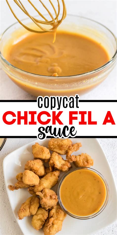 Copycat Chick Fil A Sauce Recipe - PinkWhen