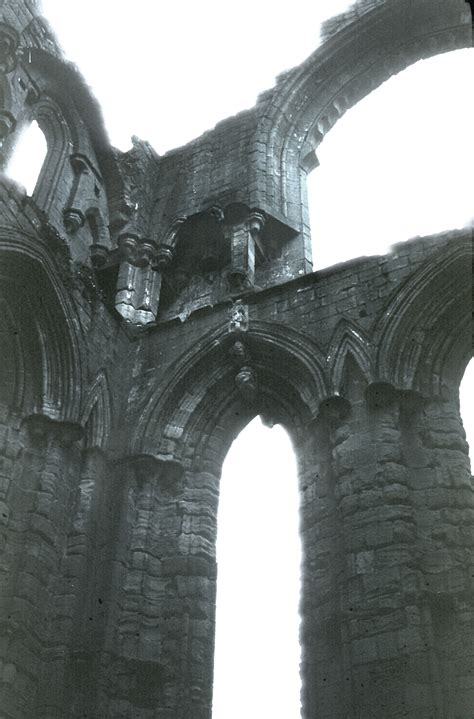 Medieval Fountains Abbey- Ruins of Interior