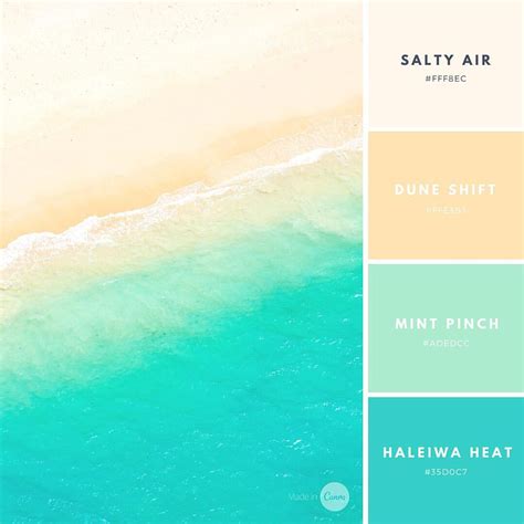 Instagram photo by Canva • Jul 1, 2016 at 11:32pm UTC | Beach color palettes, Hex color palette ...