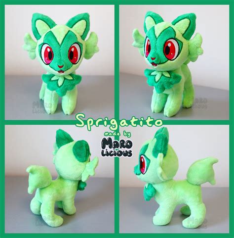 Sprigatito Plush pokemon Custom-made Plushie - Etsy