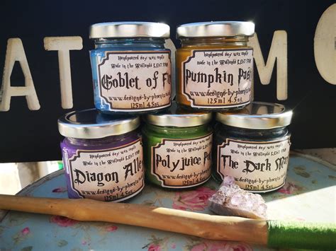 Set of 5 Harry Potter inspired candles 125ml 4.5oz each | Etsy