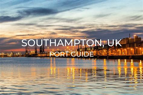 Southampton Cruise Port Guide - One Trip at a Time