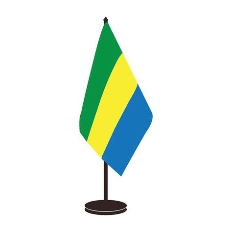 Gabon flag design 46658693 Vector Art at Vecteezy