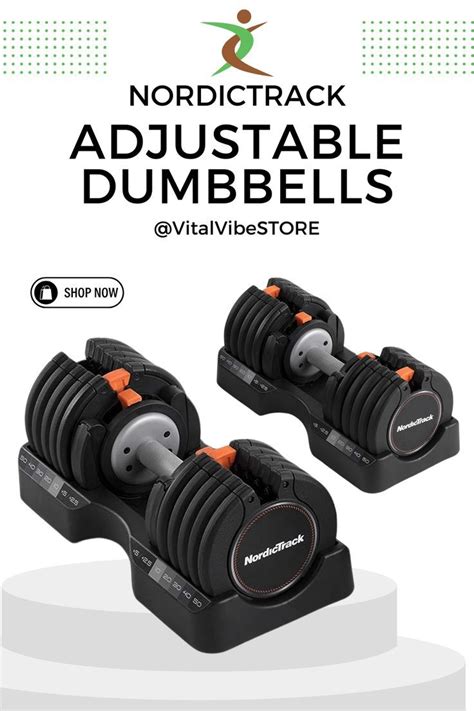 NordicTrack Select-a-Weight Adjustable Dumbbells | Dumbbells, At home ...