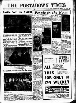 Portadown Times in British Newspaper Archive