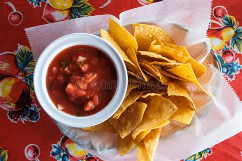 Chips and Salsa stock photo. Image of dinner, healthy - 138600788