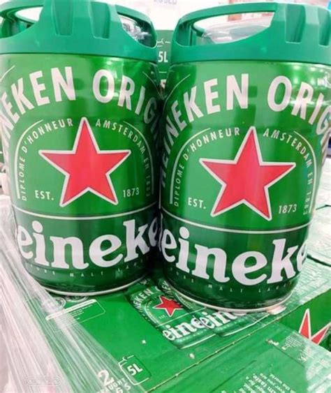 Heineken Original Premium Lager Beer Keg 5L 2PIECES | Lazada PH