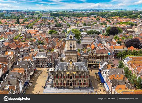 Panoramic view of Delft — Stock Photo © bloodua #136674688