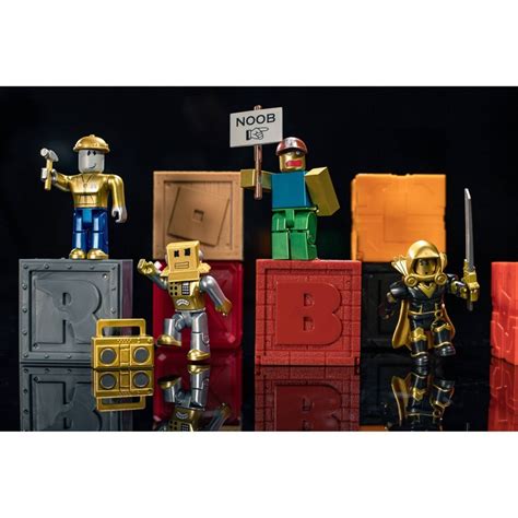 Roblox Action Collection - 15th Anniversary Gold Collector's Set Figures 4pk (Includes Exclusive ...