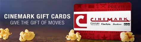 Amazon: Purchase $50 Cinemark Theatres Gift Card for $40