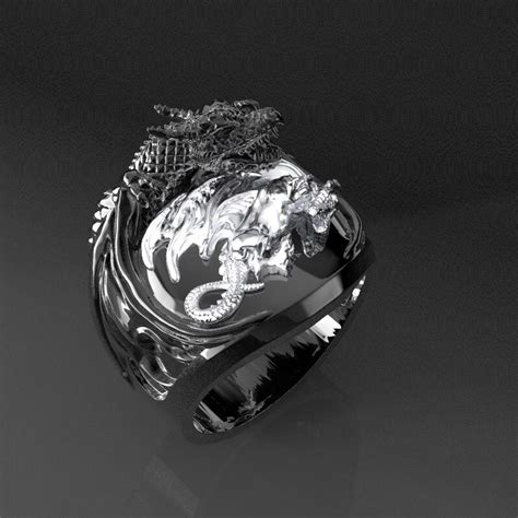 Dragon Ring in 2022 | Fantasy jewelry, Mens silver rings, Dragon jewelry