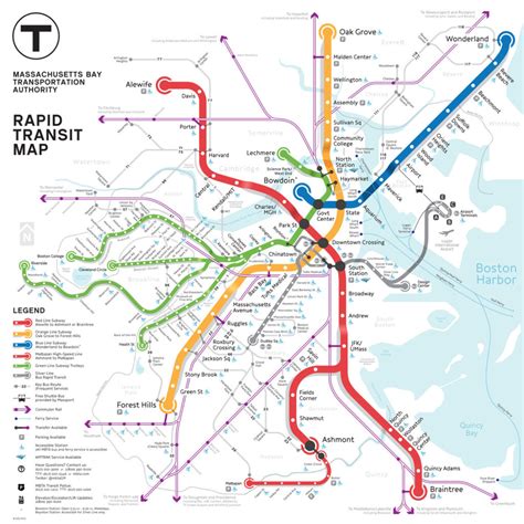 Mapa Metro Boston