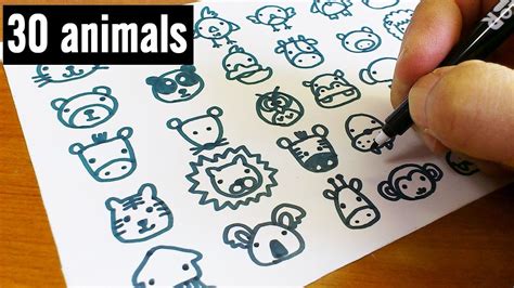 How To Draw Easy Animals Youtube – Warehouse of Ideas