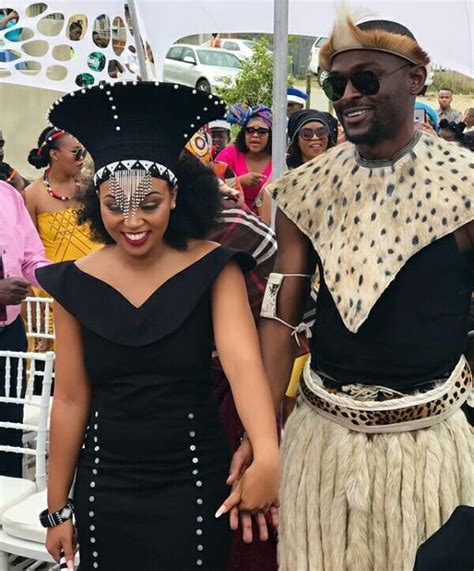 Couple In Xhosa and Zulu Traditional Wedding Attire | Clipkulture | Clipkulture