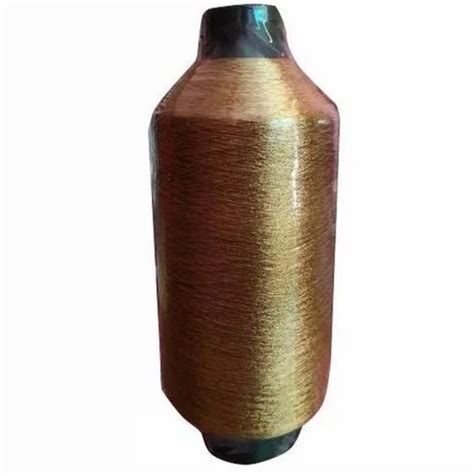 SOM LON Plain Golden Kasab Zari Thread, For Textile Industry at Rs 265/kg in Surat