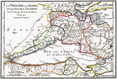 Ancient Greek Theatre: Map of Phocis