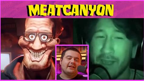 MeatCanyon reacts to Markiplier reacting to His Five Nights At Markiplier's Animation - YouTube